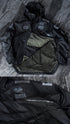 Ride Rich Concord Armoured GP Anorak Softshell Motorcycle Jacket - All Black Size: Small